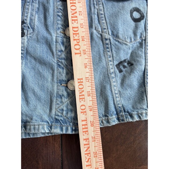 Current Elliott Jean Jacket Baby Trucker Cropped Size 0 (US size 2) msrp $328 - Picture 7 of 10